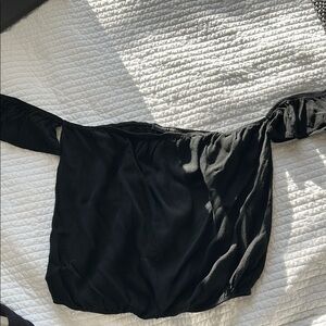 Brandy Melville Black Strapless Blouse